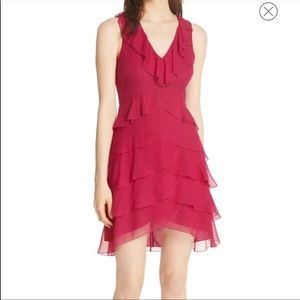 NWT Alice + Olivia Felicita Ruffle Dress